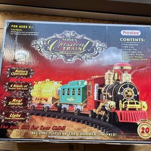 Prextex Classical Train Set with Real Smoke